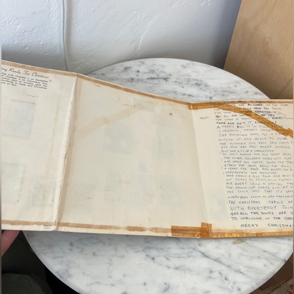 *Rare* Vintage 1950s 1960s Hallmark advent calendar Getting Ready for Christmas - Picture 11 of 14